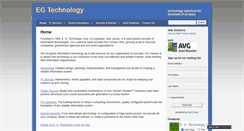Desktop Screenshot of egtechnology.com