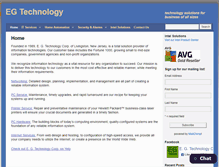 Tablet Screenshot of egtechnology.com